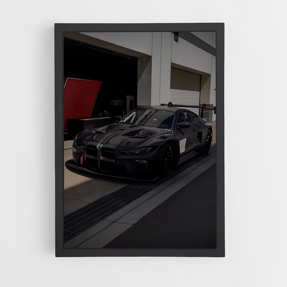 Poster M4 GTS Noir – affiche BMW (vue 2)